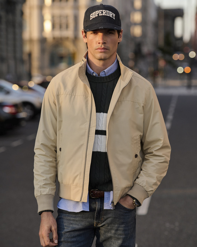 Superdry Extreme Dry-Fit Harrington Coach Casual Simple Commuter Windproof Casual Jacket
