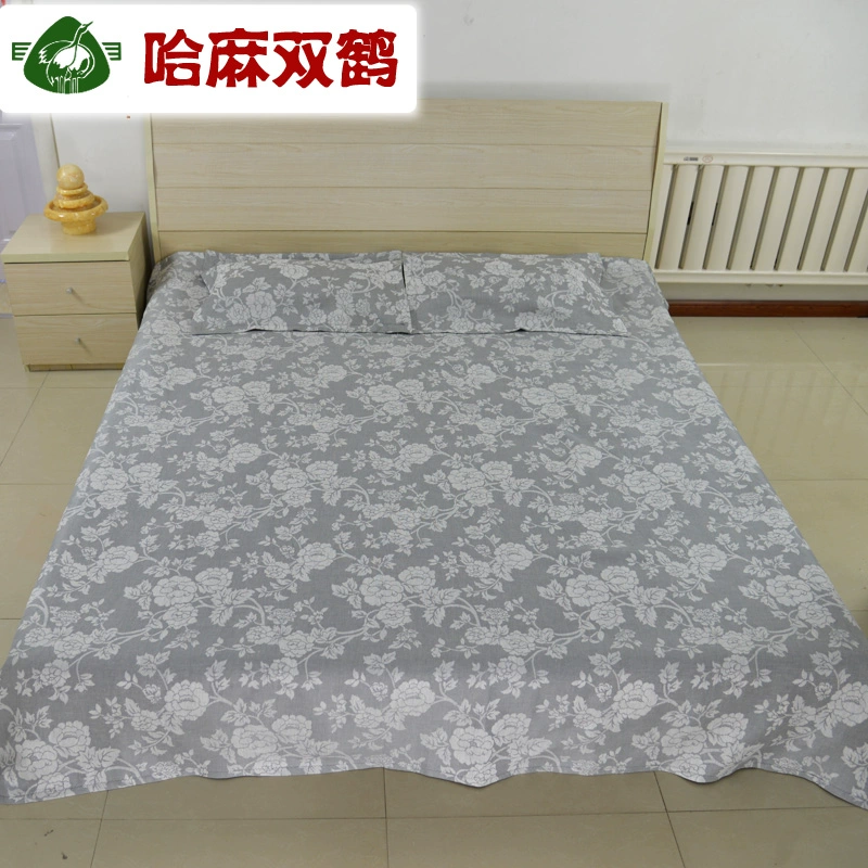 Hama đúp Crane 100% vải lanh tinh khiết damask dệt 36 Tăng dày của mùa hè điều hòa không khí ghế lanh với giường đôi - Thảm mùa hè đệm nước everon