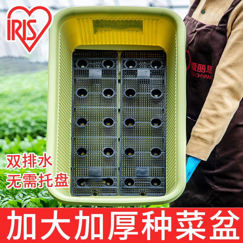 Home Seed Vegetable Basin Big balcony Vegetable Special Basin Resin Rectangular Basin Deepen IRIS Flower Pot planting box