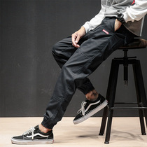 Chao brand Yu Wenle autumn overalls mens large size sports casual pants leg pants small feet loose trousers