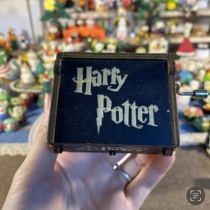 Harry Potter Hedwig Clockwork Internet Celebrity Hand-cranked Wooden Mini Music Box Douyin Childrens Creative Birthday Gift