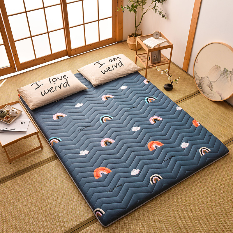 Sleeping on the ground bed lazy bed tatami floor bedding sleeping pad folding household anti-moisture floor mat