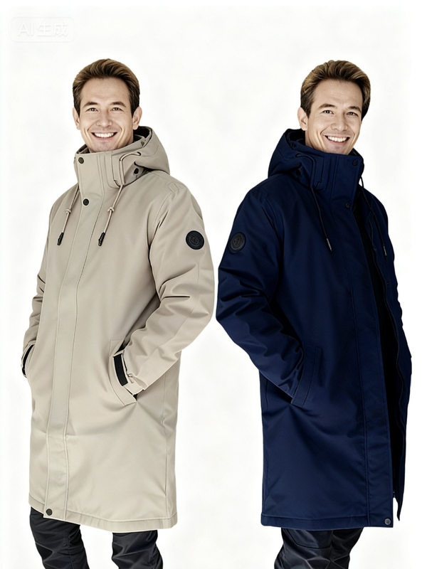 Danish Volcano Pike Outdoor Cotton Windbreaker Windproof and Waterproof Index 10000+ Hiking and Mountaineering Casual Ykk Zipper