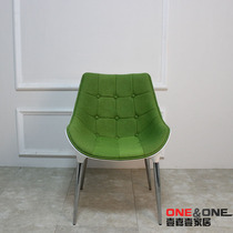 Nordic Sofa Armchair Dining Chair Daiana Chair Hotel Plastic Profiled Leather Crusty Chair Casual Chair Pan East Chair