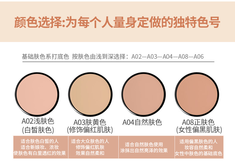 Kem nền ZFC Kem che khuyết điểm chính hãng Kem nền lâu dài BB Cream cc Kem dưỡng ẩm Kem nền trang điểm màu nude kem nền clio