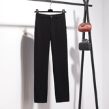 Комплект, осенний модный черный цветной элитный классический костюм для работы