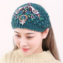 Ethnic wind hat children embroidered with Chinese wind Yang Liping with the same hat hair line hair with hat original hand