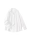 Black and White Mid-Length Long-Sleeved Shirt for Women 2026 Spring, Summer, Autumn Plus Size Fat mm French High-End Design Top