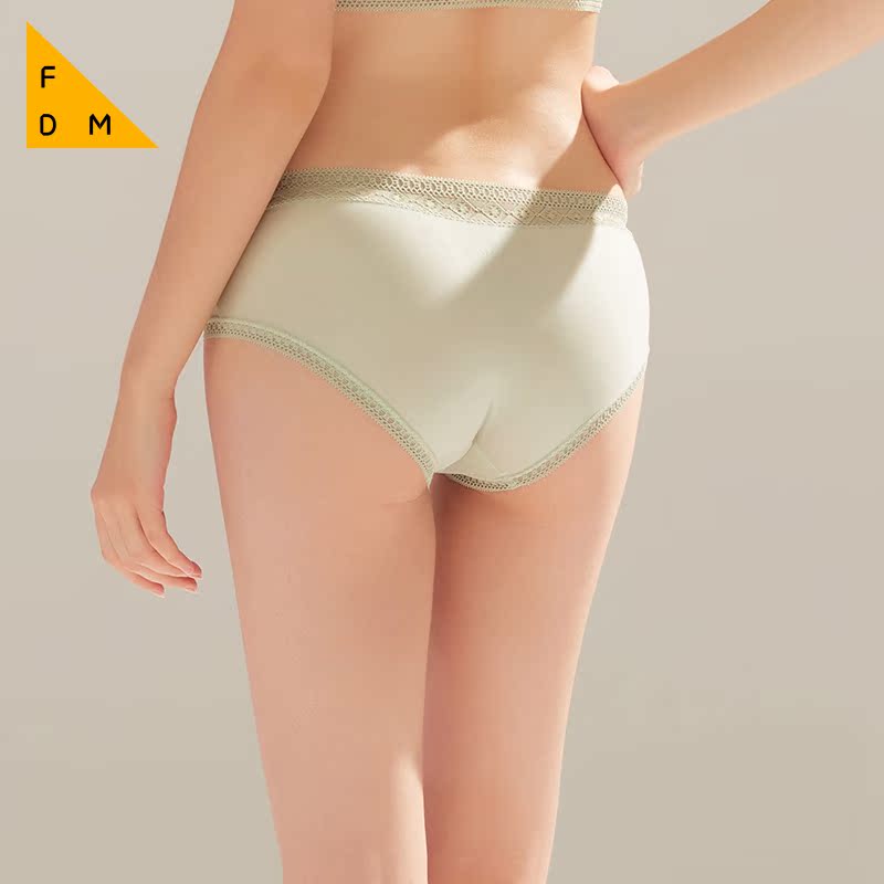 FORDEARME Hãy xem Underwear F Series FreeMe ren Maiden bông Nội Mid-eo Đã bỏ đánh dấu quần.