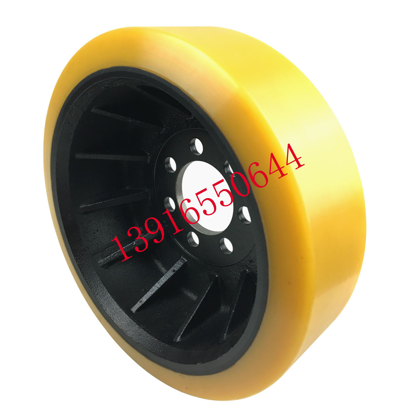 Electric Pile High Machine Tire Resultant Force CQD20 Front Shifting Pile High Machine Stacking Car Front Wheels Load Bearing Wheels 343 * 108 Bearing Wheels