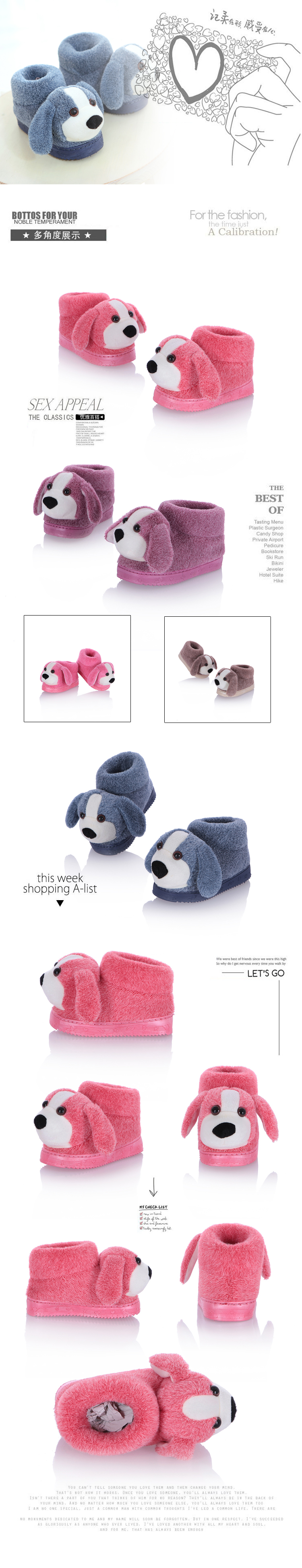 Chaussons enfants en suède pour hiver - semelle caoutchouc - Ref 1010748 Image 10