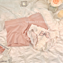 Lovers Briefs Pure Cotton Spring Summer New Pure Desire Cute Girl Pants Pink Triangle Pants Men And Women A Set Of Flat Corner Pants Men