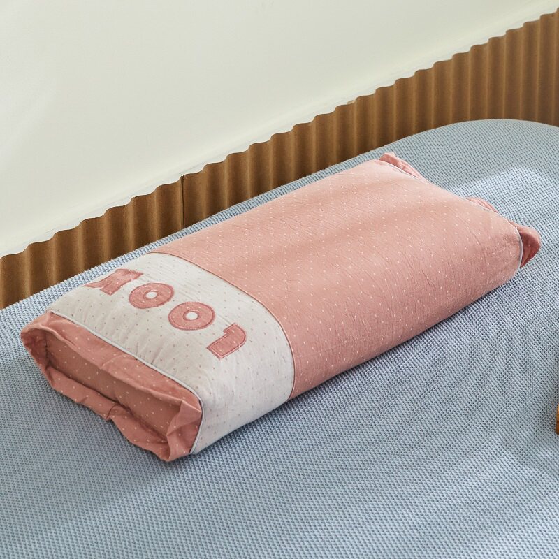 Pure cotton washed cotton full buckwheat pillow Single adult low pillows full cotton pure buckwheat husk buckwheat leather small fresh pillow core