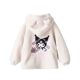 Kuromi Girls' Velvet Thick Jacket Autumn and Winter 2026 New Children's Polar Fleece Hooded Sweatshirt Girls' Wool Sweater