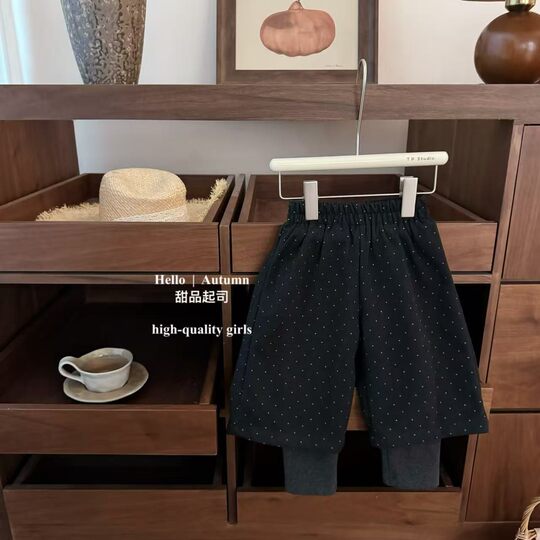 Girls' Super Good-looking Korean Sweater Heavy Industry Handmade Winter Style New Children's Fair Isle Jacquard Anti-pilling Sweater