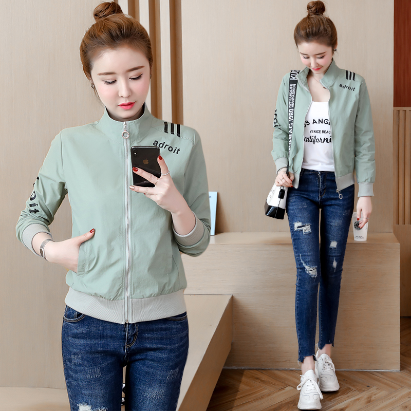 phụ nữ áo ngắn của mùa đông 2018 thời trang mới nhẹ nhẹ áo khoác Hàn Quốc phiên bản của chiếc áo khoác bóng chày lỏng lẻo