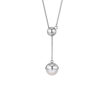 (new on March) White Lan Chenxi Necklace Woman Light Extravaganza 2024 New pearl lock bone chain XL4626