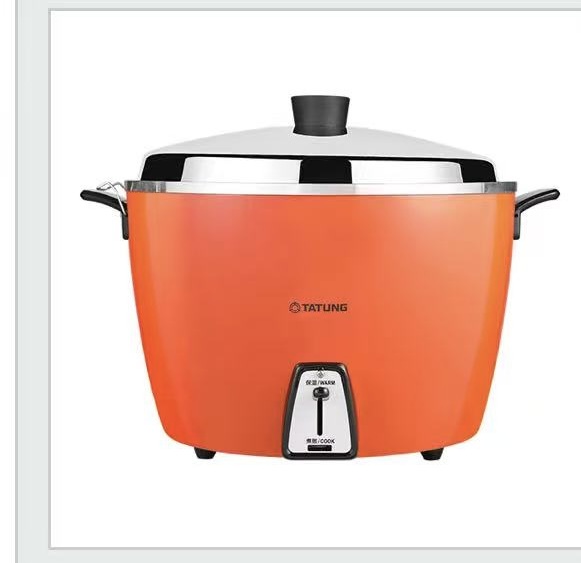 Taiwan Purchases Datong Rice Cooker for 20 People, Fully Equipped, 220V Tac-20L-Dv2R, Vermilion Color, Free Shipping, in Stock