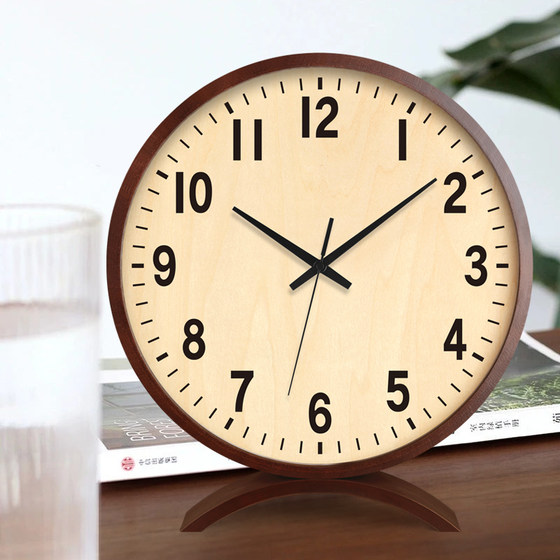 French-Style Vintage Table Clock, Desktop Clock, Standing Clock, Antique-Style Clock, Large Size for Living Room