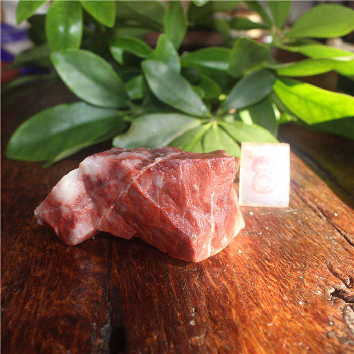 Guilin Longsheng Natural Jade Stone Guilin Chicken Blood Jade Hand Toy Ornament Carving Material Flat Wild Material 0 26 kg