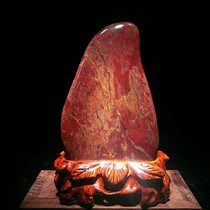 Guilin Longsheng Guilin chicken blood jade ornaments and carving materials chicken blood jade raw stone ornaments weighing 12 8 pounds