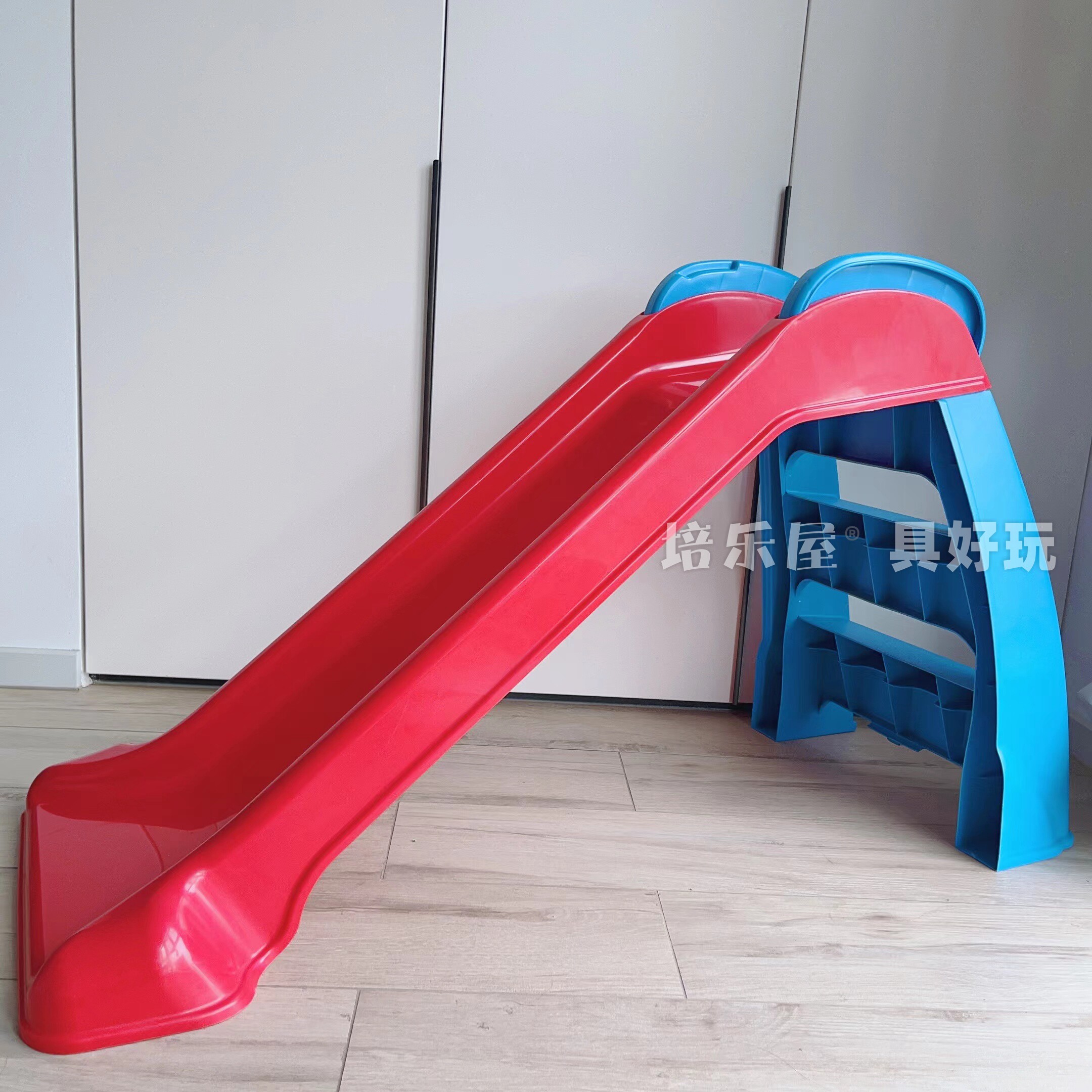 LittleTikes Little Tikes home red and blue small slide retro foldable parent-child interactive birthday gift