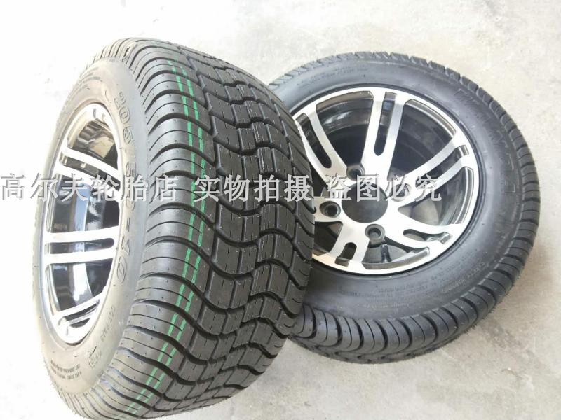 Golf cart patrol car 205 50-10 thickened vacuum tire and steel rim aluminum wheel 18x80-10