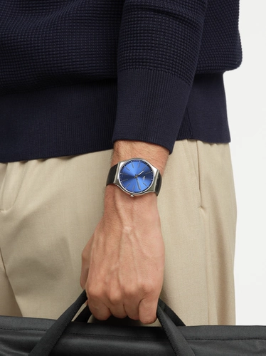 Swatch, металлические часы для школьников, Швейцария, легкий роскошный стиль, подходит для студента, подарок на день рождения