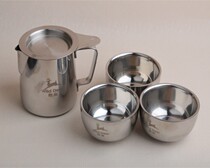 Camping tea set Gongfu tea set Quick cup Portable Wild Deer tea set Tea set Tea set Mini stainless steel
