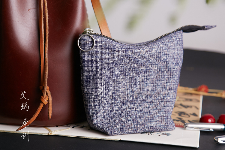 cáp dữ liệu túi Pouch cho sạc điện kỹ thuật số U đĩa đa chức năng đi lại máy tính xách tay di động vải handmade - Lưu trữ cho sản phẩm kỹ thuật số túi đựng tai nghe airpods 2