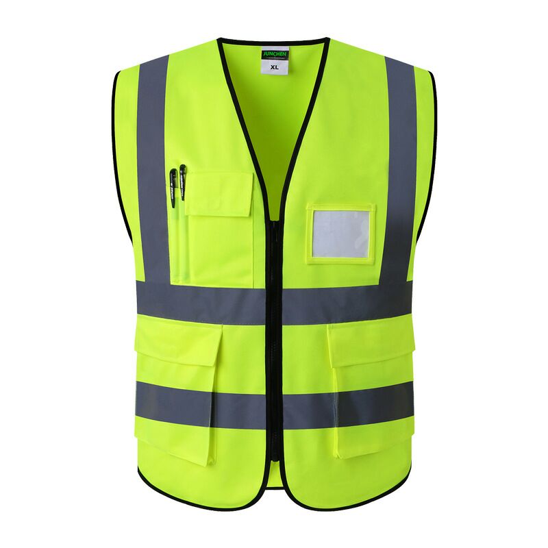 Custom Inprint Reflective Vest Waistcoat Traffic Safety Construction Safety Clothing Reflective Clothes Horse Chia Sanitation Worker Clothes