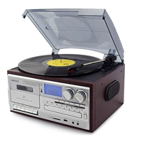 Máy ghi âm vinyl máy ghi âm hiện đại Máy ghi âm cổ Bluetooth âm thanh đa chức năng băng radio CD USB - Máy hát đầu đĩa than audio technica	