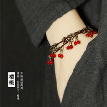 Lukewarm Wind Retro Double Layer Bracelet Women Ins Small Crowddesign Light Extravagant Student Han Edition Brief Personality Girlfriends Strings