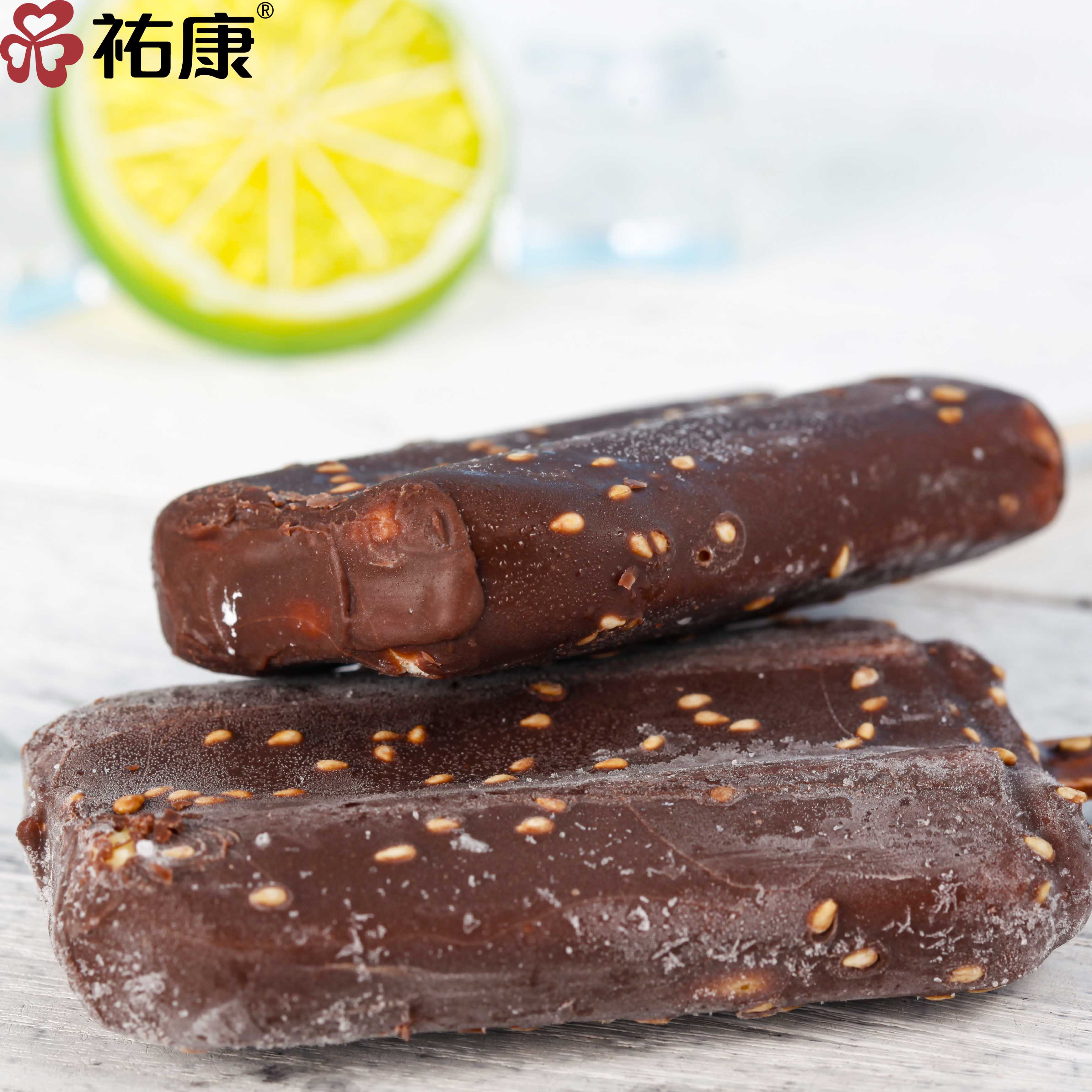 杭州老牌  祐康 黑巧克力脆皮雪糕40支 图1