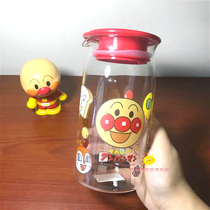  Clearance Japanese Anpanman glass pot Cute cartoon kettle Childrens glass cold water pot high temperature resistance