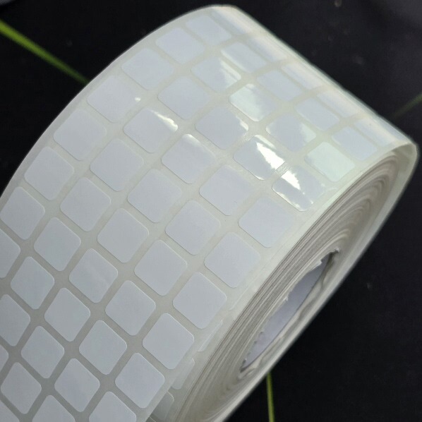 Label Paper Self-Adhesive 25*20*15*13*10*9*8*7*6*5 Waterproof Bright White Pet Printing Paper