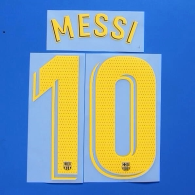 18-19 season Barcelona home player version number Super A quality heat transfer hot stamping number