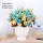 Simimic Bouquet Set Đồ trang trí Hoa giả Hoa lụa Hoa khô Trang chủ Phòng khách Bố cục Bàn Bàn cà phê Trang trí Hoa hồng Hoa cây hoa anh đào giả