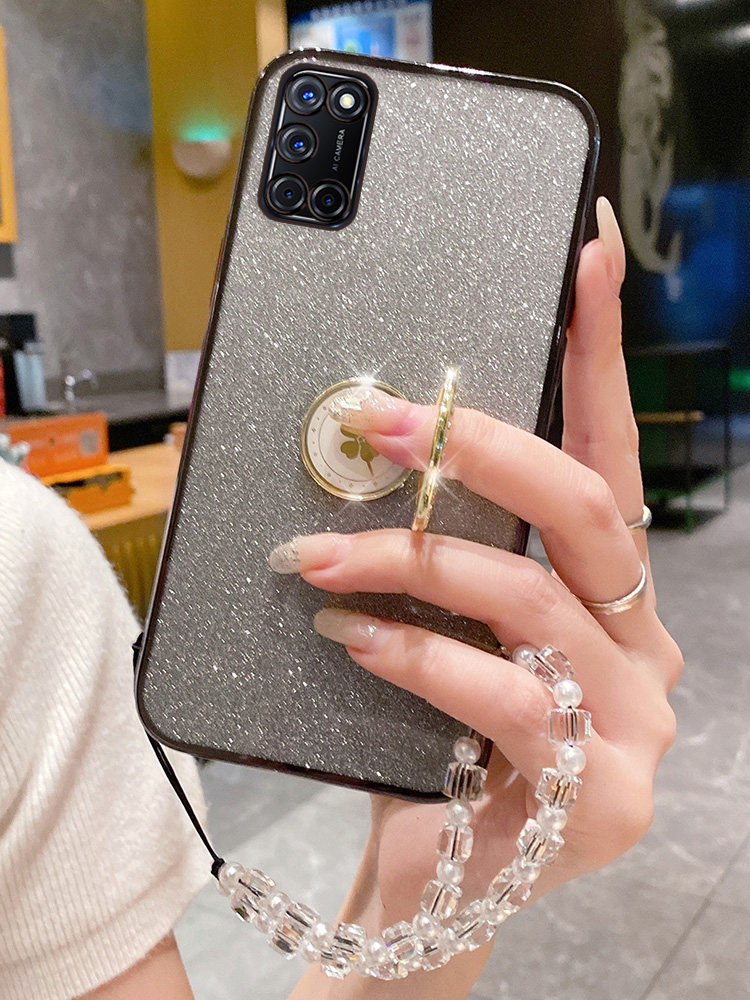 Suitable for Oppo K7X Phone Case, Oppo Protective K7X Silicone Cover, 5g Full Coverage Anti-Drop, Transparent Soft Case, New Model for Women, with Stand, X5G Bracelet, 0Pp0 High