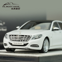 Almost Real Model 1 43 Maybach-Benz S600 Alloy Car Model Simulation White