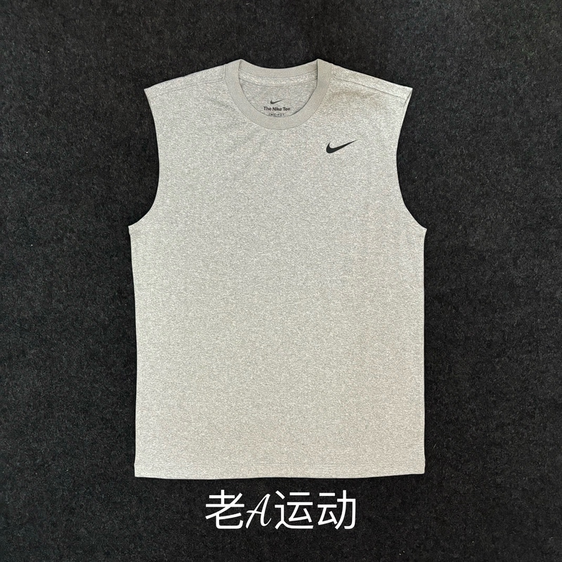 Authentic Nike/Nike Men's Running Sports Training Fitness Casual Breathable Quick-Drying Sleeveless T-Shirt Dx0992