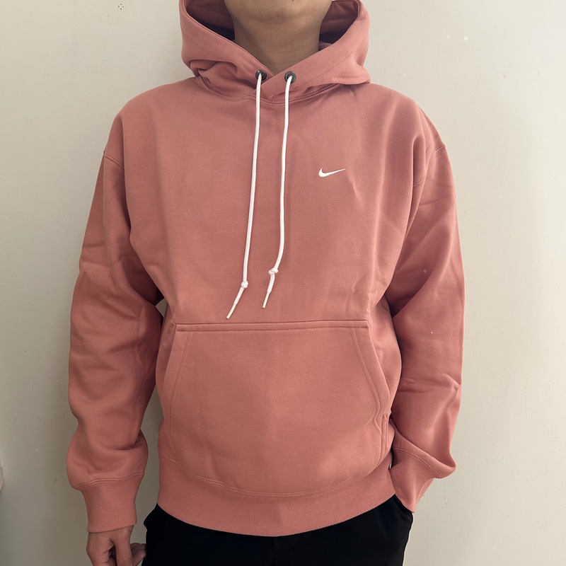 Authentic Nike Lab Men's Autumn and Winter Velvet-Lined Casual Sports Sweatshirt Hooded Pullover Dx1356