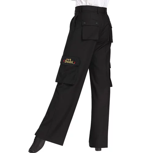 Карманные брюки большого размера латиноамериканские танцевальные штаны мужские и женские танце