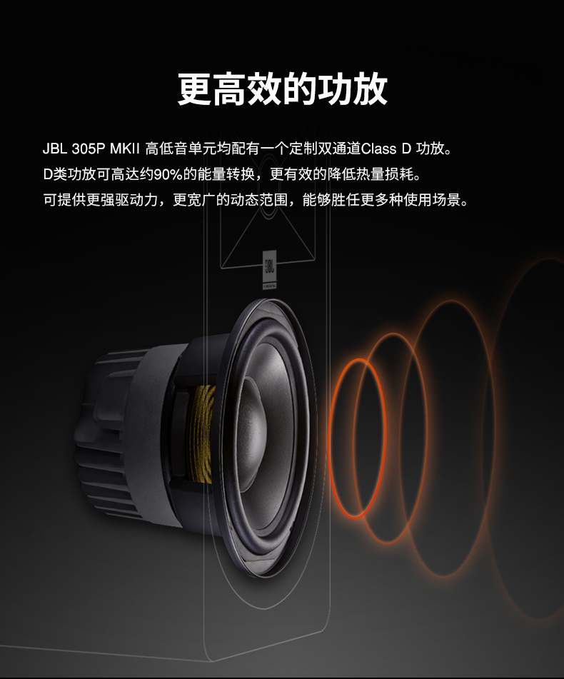 Harman JBL 305P MKII loa âm thanh nổi âm trầm vòm máy tính để bàn - Loa loa dàn âm thanh hội trường