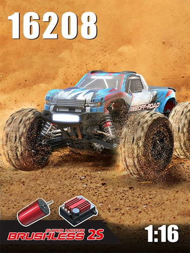 Бесколлекторная радиоуправляемая машина, высокоскоростной внедорожный монстр-трак, игрушечная машина, дистанционное управление