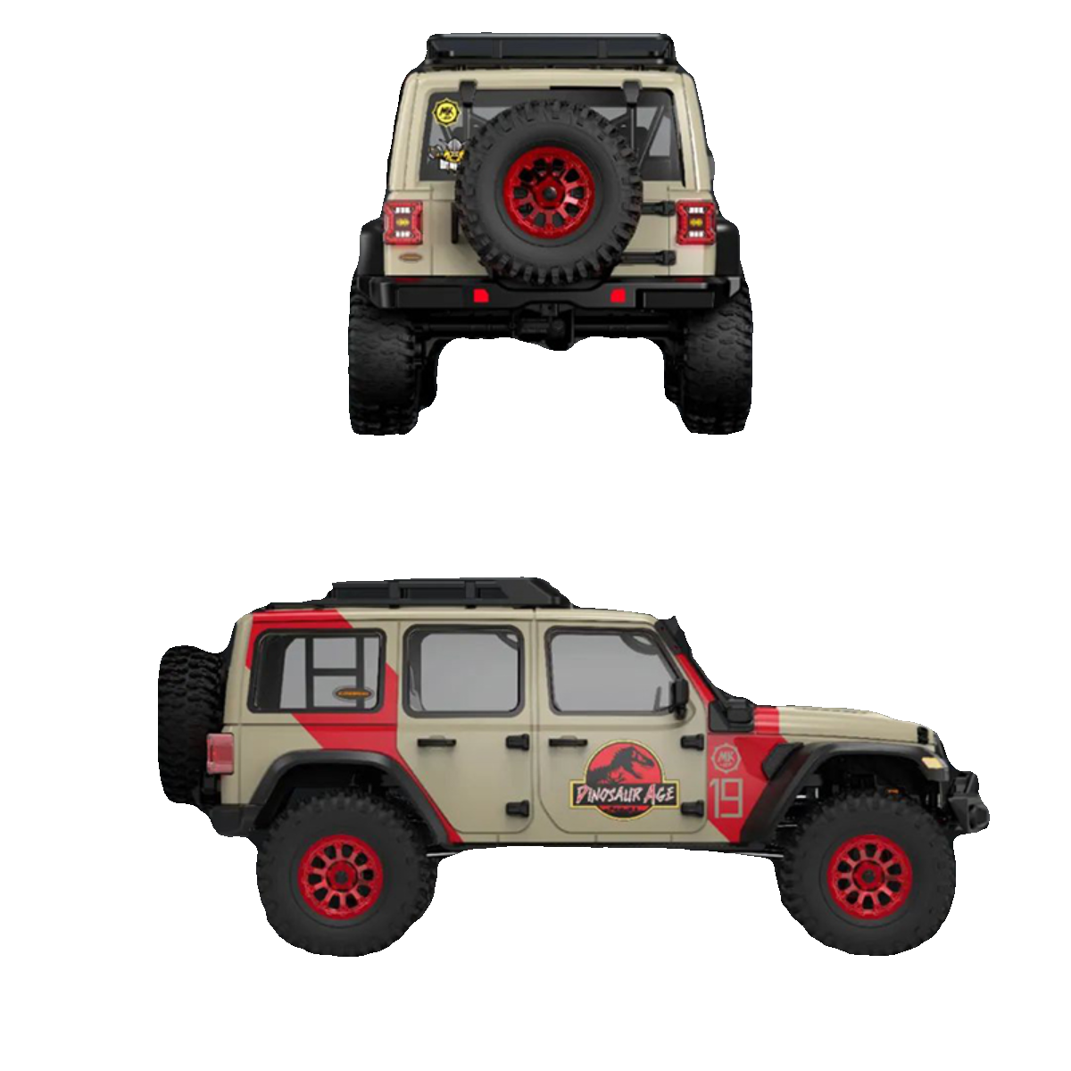 Differential SUV, car model, can climb, scale 1:7, remote control