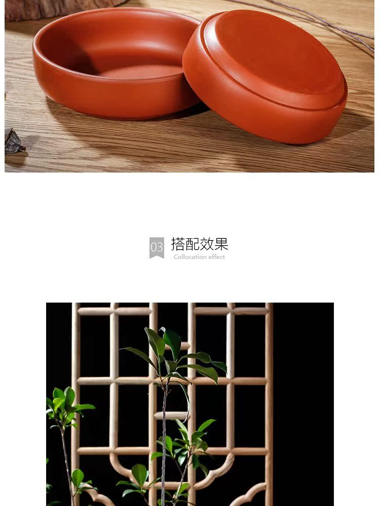 Violet arenaceous tray meaty plant flower pot mobile big tray after ceramic chassis circular disc pad plate tap water