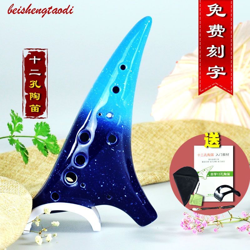 Free engraving 12 holes Circuit beginning to send textbooks c tuning AC tuning C tuning door professional playing twelve holes