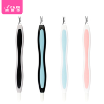 Two-in-one dead skin fork is pushed to barbed manicure tools Net red nail art clean nail peripheral dead skin portable