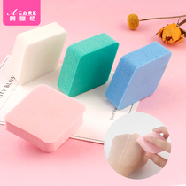 Puff boxed wet and dry round air cushion bb sponge transparent silicone water drop gourd egg makeup makeup tool